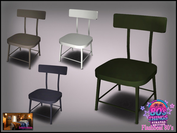 Sims 4 — Jomsims Flashbeat 80s Things chair desk by jomsims — Some will recognize the elements that make up this set