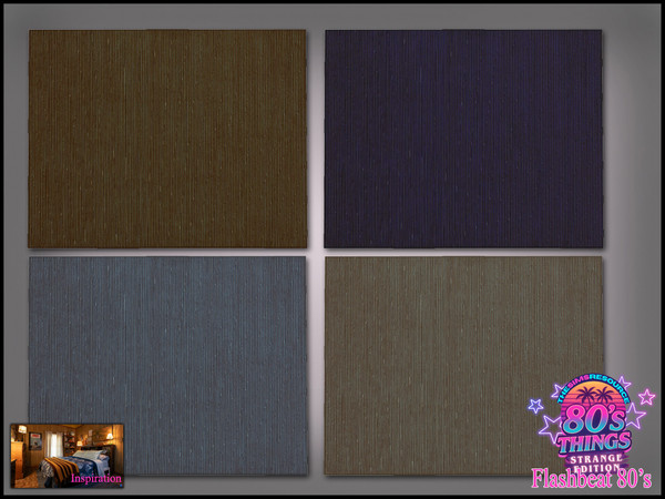 Sims 4 — Jomsims Flashbeat 80s Things rugs by jomsims — Some will recognize the elements that make up this set inspired