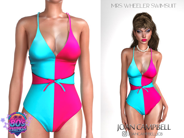 Sims 4 — MRS WHEELER SWIMSUIT by Joan_Campbell_Beauty_ — 4 swatches Custom thumbnail Original mesh