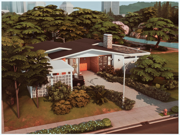 Sims 4 — MM. Modern House 129 by Merin_Martini — My Sims 4 lots some are inspired from random pictures that I found on