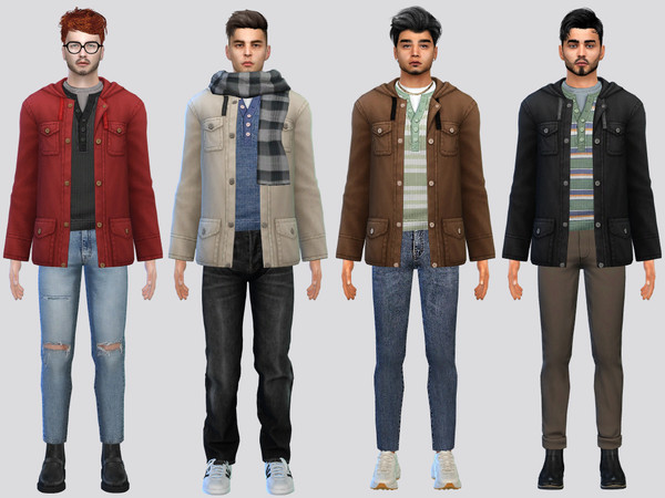 Sims 4 — Torres Jacket by McLayneSims — TSR EXCLUSIVE