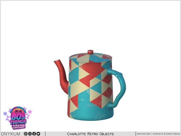 Sims 4 — Charlotte Teapot by Onyxium — Onyxium@TSR Design Workshop Living Room Collection - Belong To The 2025 Year