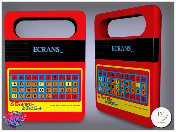 Sims 4 — Jomsims playroom 80s things dictesimi by jomsims — Step back into childhood and the 80s with the Playroom 80s