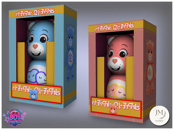 Sims 4 — Jomsims playroom 80s things simi Bears by jomsims — Step back into childhood and the 80s with the Playroom 80s