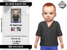 Sims 4 — IM LONG SLEEVES N01 by David_Mtv2 — For infant only;