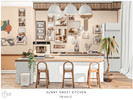 Sims 4 — Sunny Sweet Kitchen by Moniamay72 — A beautiful modern cozy kitchen in white colors.