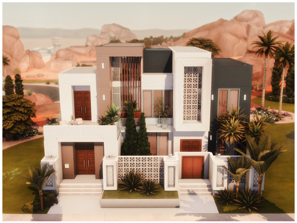 Sims 4 — MM. Modern House 132 by Merin_Martini — My Sims 4 lots some are inspired from random pictures that I found on