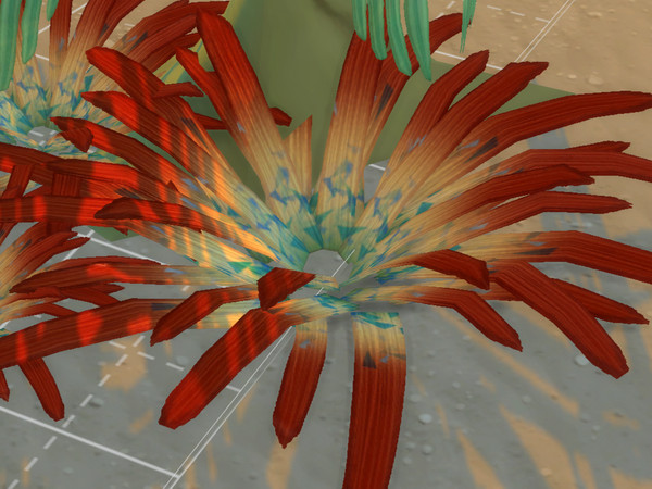 Sims 4 — Red star aloe by EdnaScissorhands — Some painted aloe inspire by some found in Avatar frontiers of pandora