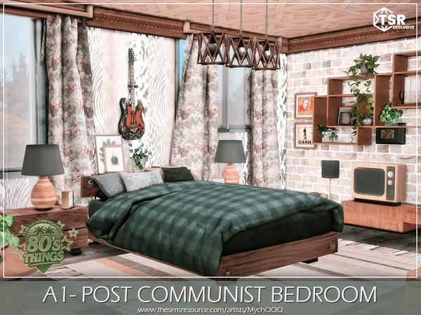 Sims 4 — A1-Post Communist Bedroom by MychQQQ — Value: $ 13,060