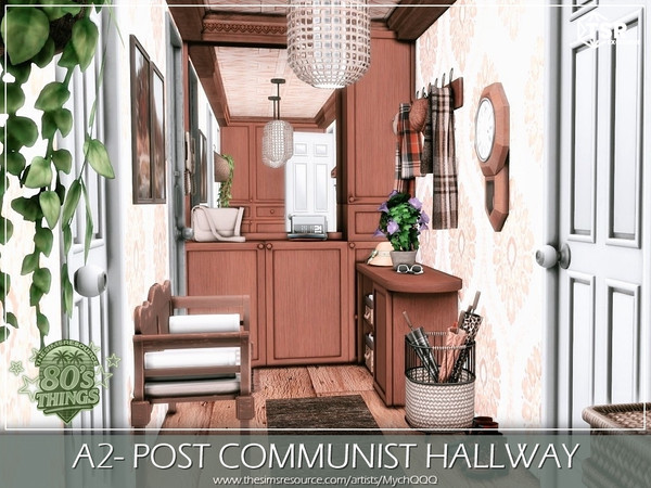 Sims 4 — A2-Post Communist Hallway by MychQQQ — Value: $ 4,569