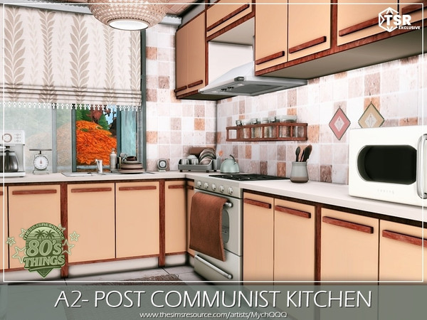 Sims 4 — A2-Post Communist Kitchen by MychQQQ — Value: $ 4,150