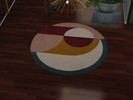 Sims 4 — Bliss Round Rugs by FirstR2 — Modern round rugs designed to add softness and balance to any space. Clean shapes