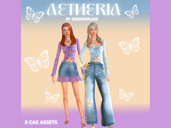 Sims 4 — simspancake_Butterflies_Earrings.package by simspancake_cc — Give your sims a new look inspired by the Winx