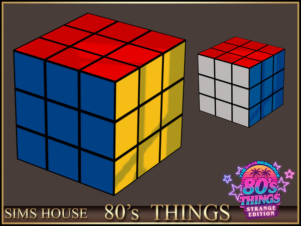 Sims 4 — Sims House RUBIK'S Cube | 80's Things by Sims_House — 80's Things
