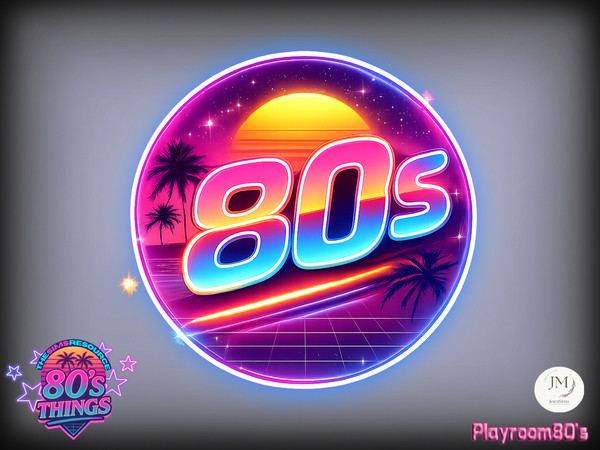 Sims 4 — Jomsims playroom 80s things wall light 3 by jomsims — Step into an ultra stylish retro playroom inspired by the