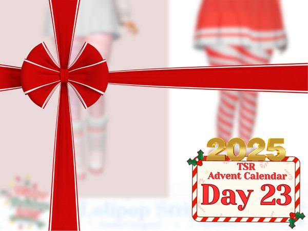 Sims 4 — [TSR Advent Calendar 2025] Lolipop Accessory Stripes by Dissia — Accessory stripes that layer above tights