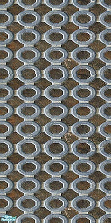 Sims 2 — MG1W3 by iZazu — Metal Grate Sets include walls found in the Poured section, and floors found in the Misc.
