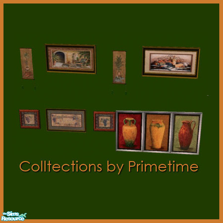 Sims 2 — Primetime's Tuscany Paintings by Primetime024 — Here is a set of 10 paints base off of various paintings in your