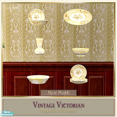 Sims 2 — Magnolia Hill Decor - China Set 002 by Cashcraft — Hopefully, you have downloaded my Magnolia Hill Dining Room
