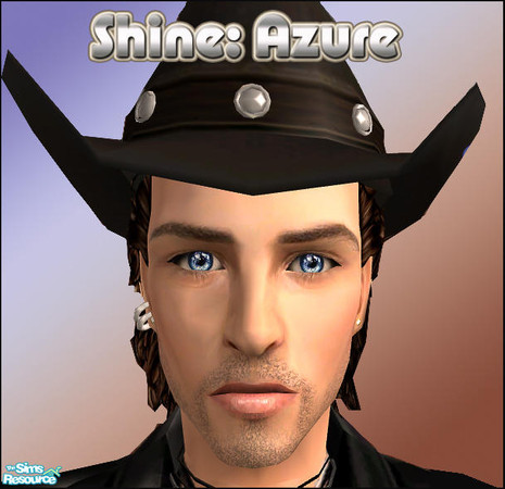 Sims 2 — Shine: Azure Eyes by Lady Darkfire — Creative self-expression in a set of six unique eye colours that deliver a
