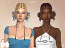Sims 4 — Lauren Hairstyle by Enriques4 — New Mesh