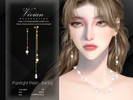 Sims 4 — Purelight Pearl - Earing by VivianDang — - All new meshes