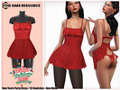 Sims 4 — Winter Holidays 2025 - New Year's Party Dress by Harmonia — New Mesh