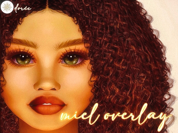Sims 4 — miel overlay - doree by doreesims — a soft overlay for your sims