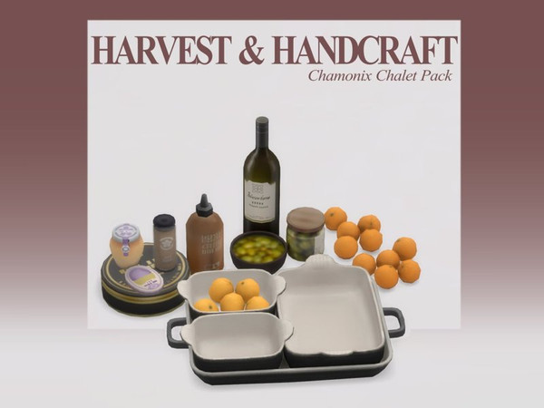 Sims 4 — Harvest & Handcraft by iiwaen — CC pack from our Advent Calendar