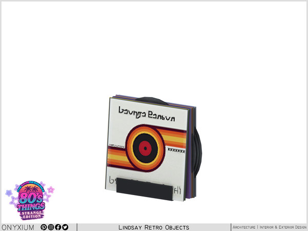 Sims 4 — Lindsay Holder With Records by Onyxium — Onyxium@TSR Design Workshop Living Room Collection - Belong To The 2025