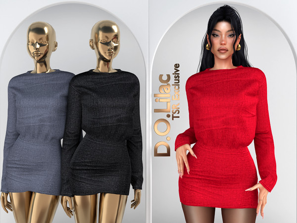 Sims 4 — Casual Cool Set 119 Top 2090 by DOLilac — Includes: (Top + Bottom)