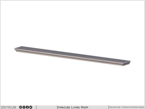 Sims 4 — Syracuse Wall Shelf by Onyxium — Onyxium@TSR Design Workshop Living Room Collection - Belong To The 2025 Year
