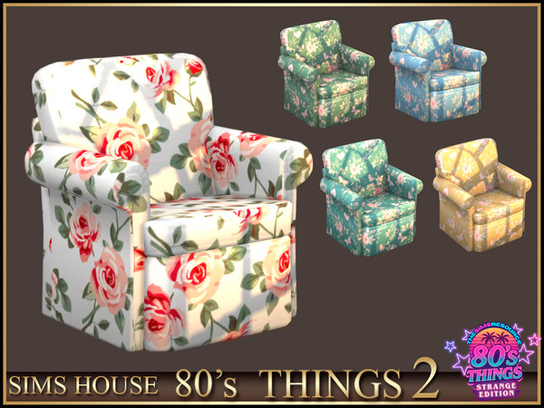 Sims 4 — Sims House ARMCHAIR | 80's Things 2 by Sims_House — 80's Things 2