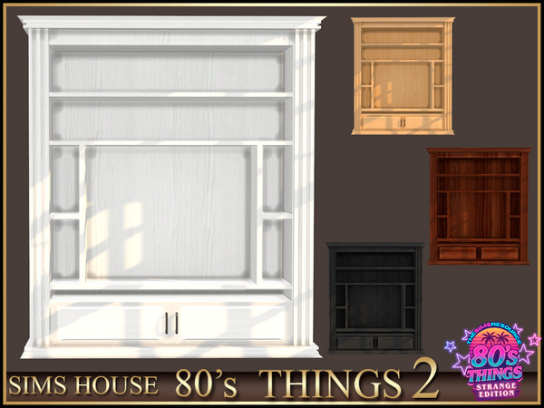 Sims 4 — Sims House TV CABINET | 80's Things 2 by Sims_House — 80's Things 2