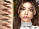 Sims 4 — Tia Eyebrows N436 by MagicHand — Soft-arch brows in 13 colors - HQ Compatible.
