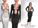 Sims 4 — PAO DRESS by Joan_Campbell_Beauty_ — 9 swatches Custom thumbnail Original mesh