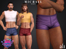 Sims 4 — 80's Things - MICHAEL shorts by ali1 — Shorts
