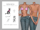 Sims 4 — Tattoo Set 18 by Charlotte_Morris — Skin Details - Tattoos