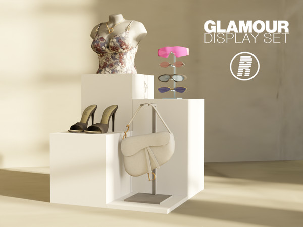 Sims 4 — Glamour Display Mannequin by reacustomcontent — Glamour Display Set is a luxury inspired custom content