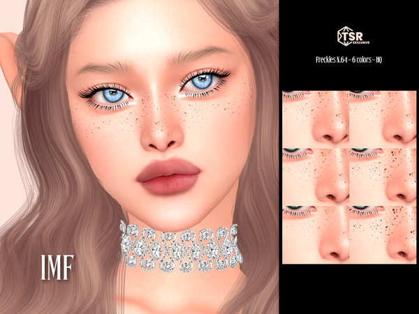 Sims 4 — IMF Freckles N.64 by IzzieMcFire — - Stand alone item with thumbnail