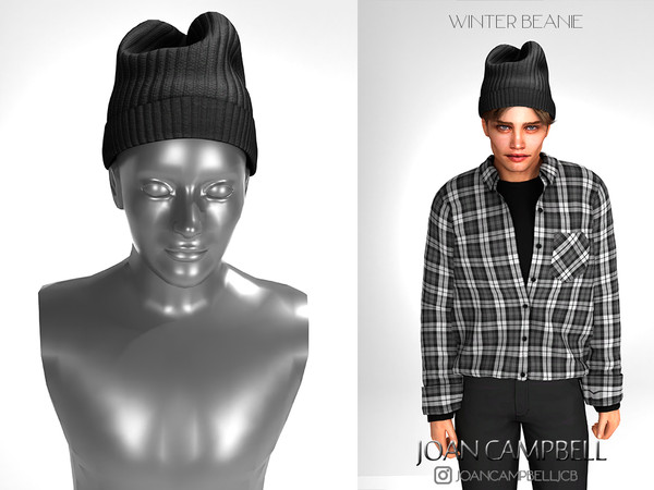 Sims 4 — WINTER BEANIE by Joan_Campbell_Beauty_ — 17 swatches Custom thumbnail Original mesh