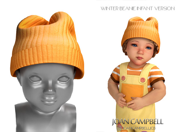 Sims 4 — WINTER BEANIE INFANT VERSION by Joan_Campbell_Beauty_ — 17 swatches Custom thumbnail Original mesh