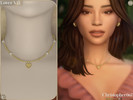 Sims 4 — Lover Necklace V11 - MM Pearl Bead Heart Pendant Necklace by christopher0672 — This is a super cute Maxis match