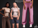 Sims 4 — ARYANA sweatpants by ali1 — Sweatpants
