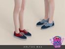 Sims 4 — Stranger Things - Max shoes by Arltos — 11 colors.