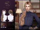Sims 4 — S-Club_090126_Side ponytail hairstyle by S-Club — Side ponytail hairstyle hope you like, thank you.