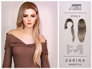 Sims 4 — Zarina - Style 3 (Hairstyle) by Ade_Darma — Zarina Hairstyle - Style 3 New Hair Mesh