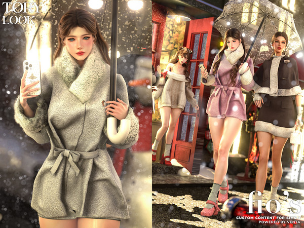 Sims 4 — Fio's - Tory Umbrella by VentaStudio — Tory Top