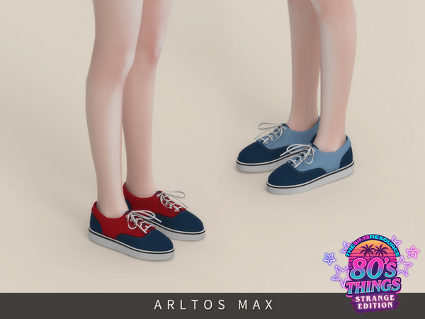 Sims 4 — Stranger Things - Max shoes by Arltos — 11 colors.