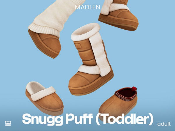 Sims 4 — Snugg Puff Kids Collection (Toddler) by Madlen — Snugg Puff shoes, now available for kids of all ages! (Toddler
